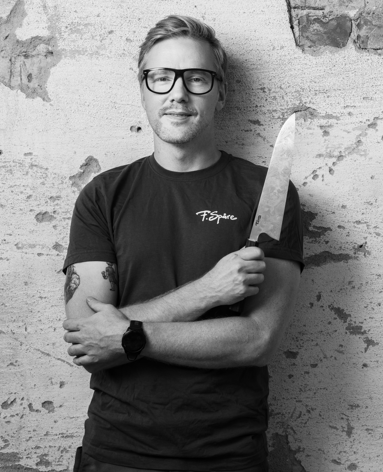 Fredrik Spåre i smedjan